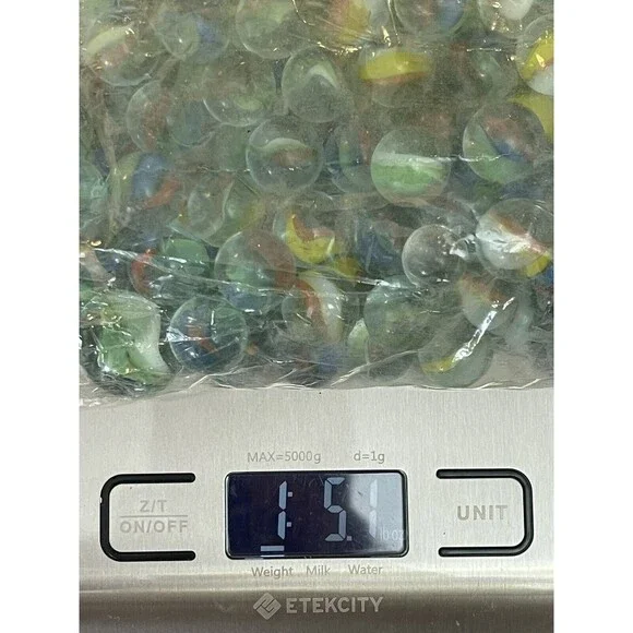 Lot Cat Eye Marbles Kidz Work Vintage ~1.5 lb  Assorted Colors & Size - Picture 4 of 13